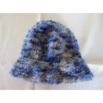 Alpaca Hat - Bouclé Blue Effect (Adult)