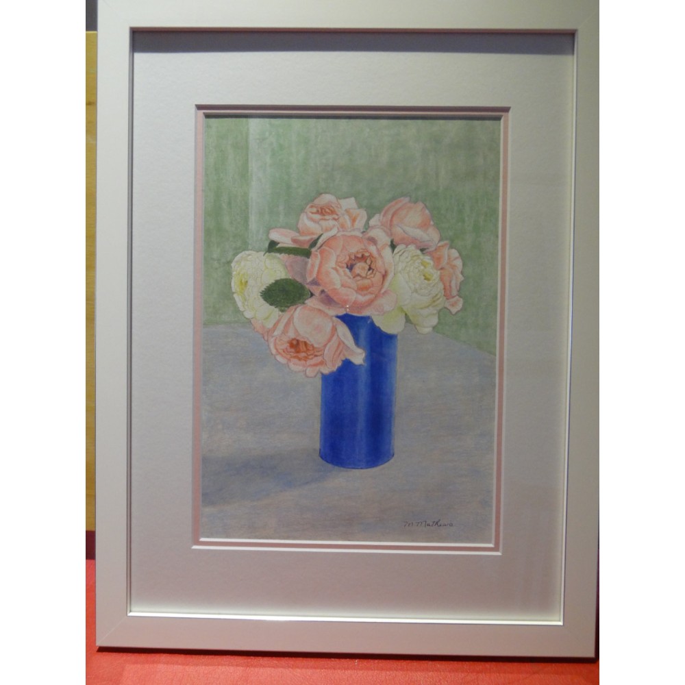 David Austin Roses (Pastel Pencil)